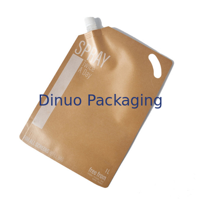 Suporte impresso feito sob encomenda do papel de embalagem do perfume acima do malote do bico do alimento do líquido da folha de alumínio dos malotes