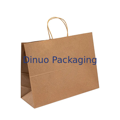 Saco de papel afastado do presente da compra do chá do papel de embalagem Tote Bag Baking Pastry Milk
