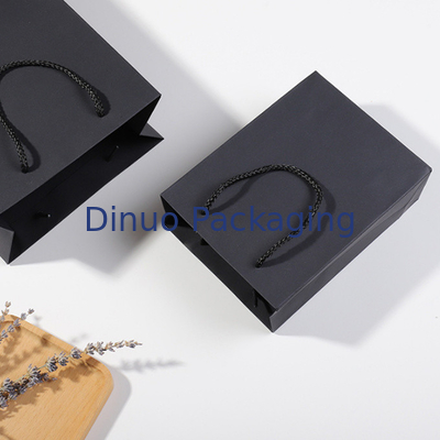 O saco superior biodegradável reusável do punho personalizou o saco de empacotamento do presente do papel de embalagem
