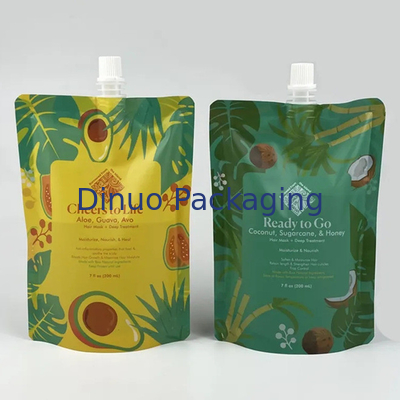 O produto comestível feito sob encomenda do pacote levanta-se sacos do malote do bico para a bebida Juice Drink