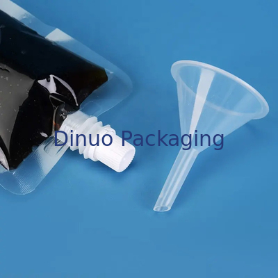 A impressão feita sob encomenda do Gravure levanta-se a bebida transparente Juice Spout Pouch dos malotes líquidos