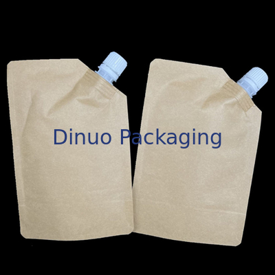 Suporte impresso feito sob encomenda da folha biodegradável acima do malote líquido impermeável do bico do papel de embalagem dos malotes