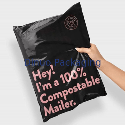O encarregado do envio da correspondência poli Compostable do selo 100% do auto ensaca sacos de envio biodegradáveis para a roupa