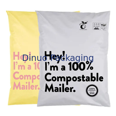 O encarregado do envio da correspondência imprimível Compostable biodegradável ensaca o empacotamento amigável de pouco peso de Eco