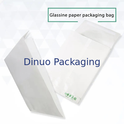 Gravure feito sob encomenda de Logo Glassine Paper Pouch Biodegradable que imprime o saco de papel translúcido