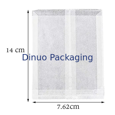 Do saco de papel biodegradável do papel glassine do produto comestível selo autoadesivo