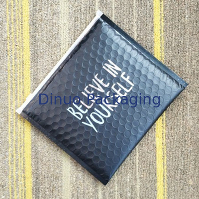 Poly Air Zip Lock Plastic Custom Bubble Mailing Bag Inflavel de cores claras com logotipo