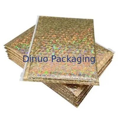 Bolsas de bolhas de fecho à prova de choque Logotipo de envio de correio Bolsas personalizadas com almofadas Envelopes