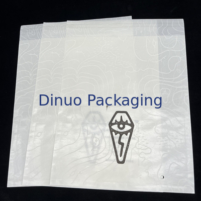 Envelope de papel de vidro impermeável e ecológico, impresso sob medida, compostável para embalagens de vestuário