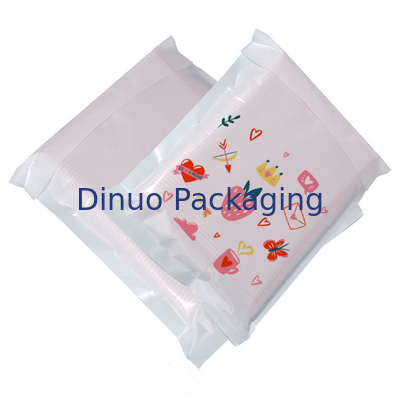 Logotipo personalizado Impresso Ropa biodegradável Saco de papel de vidro Compostavel Saco de papel de cera translúcido