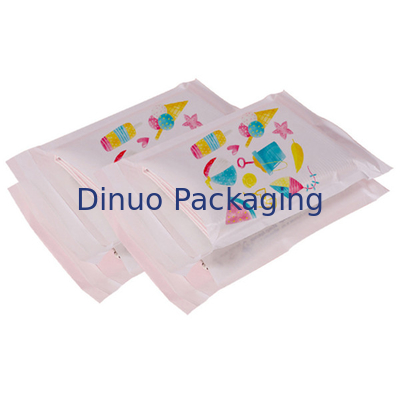 Logotipo personalizado Impresso Ropa biodegradável Saco de papel de vidro Compostavel Saco de papel de cera translúcido