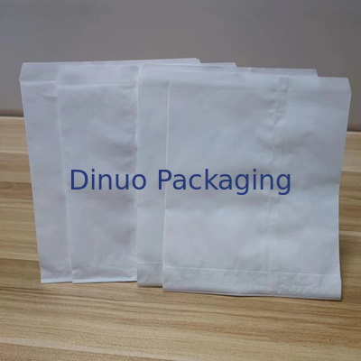 Bolso de papel de vidro liso e retangular 100% biodegradável