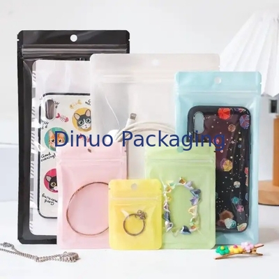 Bolsa de fecho de fecho de plástico transparente CPE PE