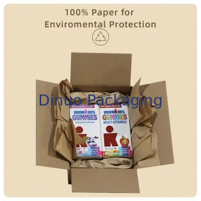 Material de preenchimento de almofada de papel 100% biodegradável para máquina de preenchimento inteligente