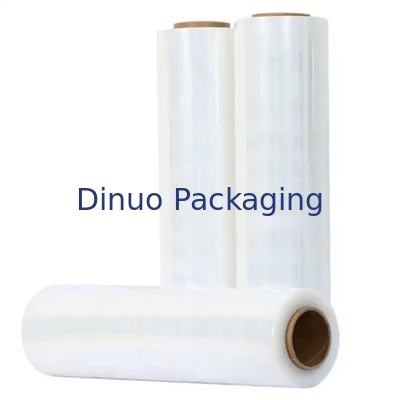 Película de comprimento e encolhimento para embalagens de alta performance de 0,017 mm LLDPE