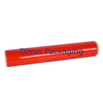 Película de alongamento e encolhimento vermelho de alto desempenho espessura 0,025 mm