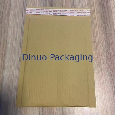 Embalagens personalizadas de casca de mel Coussines onduladas Poly Mailer Embalagens de envio embalado Bolsas de envio de bolhas de papel Kraft