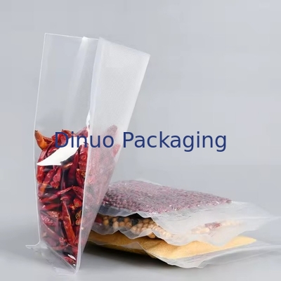 Saco de armazenamento de plástico selado em relevo de vácuo três lados selado saco de vácuo de alimentos textura saco de vácuo em relevo