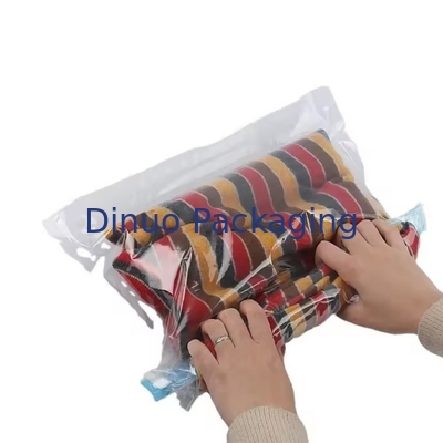 Saco de armazenamento de vácuo de viagem de pressão manual Saco de espaço de vácuo