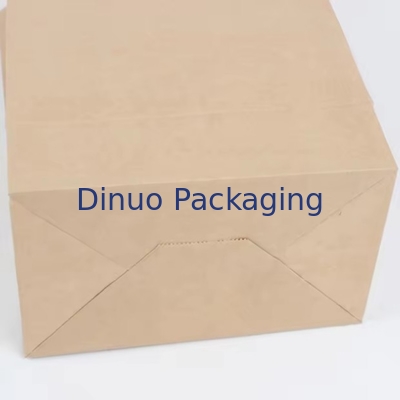 Embalagem de sacos de papel personalizados Saco de papel Kraft de qualidade alimentar reciclável