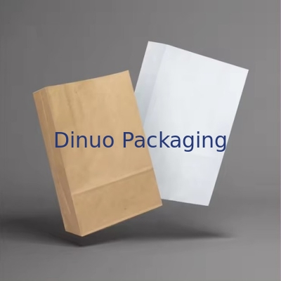 Embalagem de sacos de papel personalizados Saco de papel Kraft de qualidade alimentar reciclável