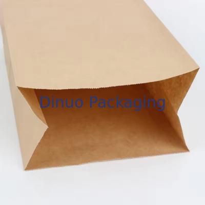 Embalagem de sacos de papel personalizados Saco de papel Kraft de qualidade alimentar reciclável