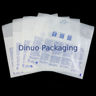 Certificado FSC Envelope de papel de vidro reciclável Eco-consciente escolha de um lado semitransparente de um lado 100% transparente