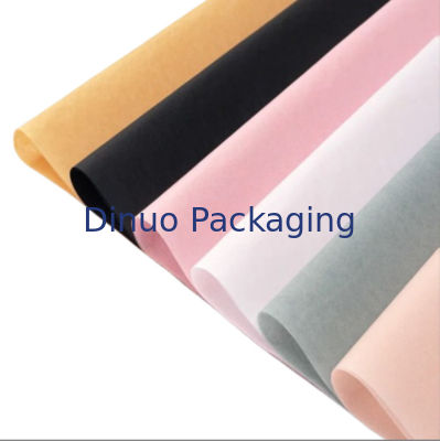 Folha de embrulho de papel de seda decorativa e protetora ultraleve e ultrafina de 17 g/m²
