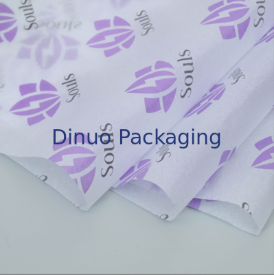 Folha de embrulho de papel de seda decorativa e protetora ultraleve e ultrafina de 17 g/m²