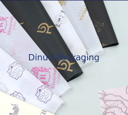 Folha de embrulho de papel de seda decorativa e protetora ultraleve e ultrafina de 17 g/m²