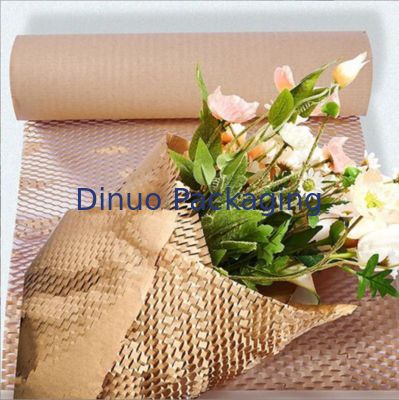 Amarração e absorção de choque Folha de papel de favo de mel Materiais de embalagem de papel reciclável