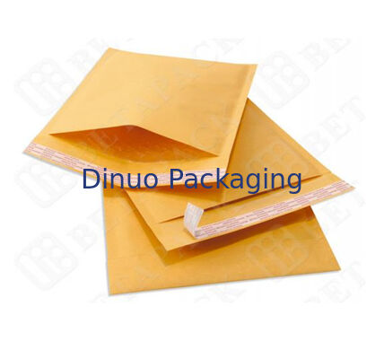 60gm a 180gm Kraft Cushion Bubble Mailers Com 3 a 4 mm de espessura Envelopes de carga pesada ideal para transporte marítimo