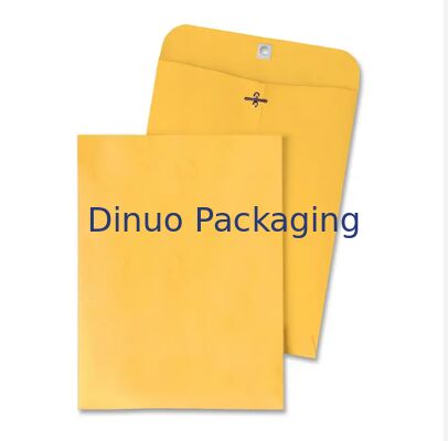Multicolor Twine Tie Kraft Paper Envelope Button Closure Durable Eco Friendly Reciclável Para Documentos Cartas Home Office