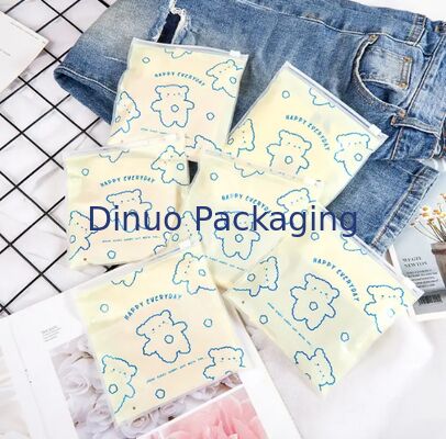 Bolsa de plástico de armazenamento recobrável impermeável CPE com fecho de fecho para acessórios electrónicos cosméticos