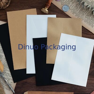Envelopes de Papel Kraft Vintage para Escrita de Cartas, Convites e Embalagem de Cartões de Presente