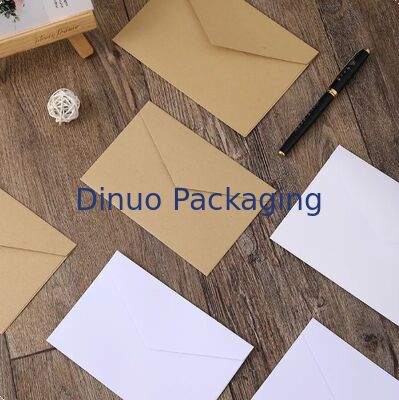 Envelopes de Papel Kraft Vintage para Escrita de Cartas, Convites e Embalagem de Cartões de Presente