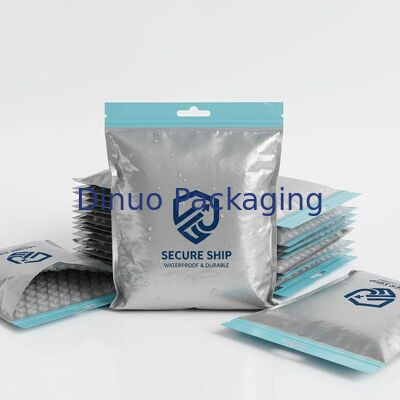Embalagens auto-selladoras Adesivo de tira bolhas Bolsas de correio impermeáveis Logotipo personalizado Design de embalagem protetora durável Envelopes para transporte seguro