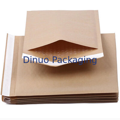 Papel ondulado 45 GSM Bolha de papel Mailer Impressão personalizada Opção de embalagem ecológica para envio e manuseio seguros
