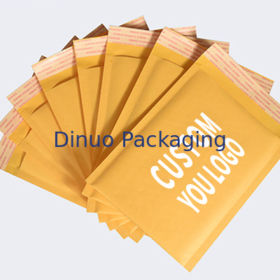 Mailer de papel Kraft natural castanho 6 cores Impressão Eco-friendly Packaging Mailer projetado para entrega segura de produtos