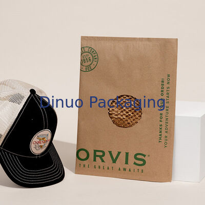 Envelopes de papel kraft compostáveis ​​personalizados, recicláveis, 100% biodegradáveis, favo de mel, sacos de envio acolchoados para envio
