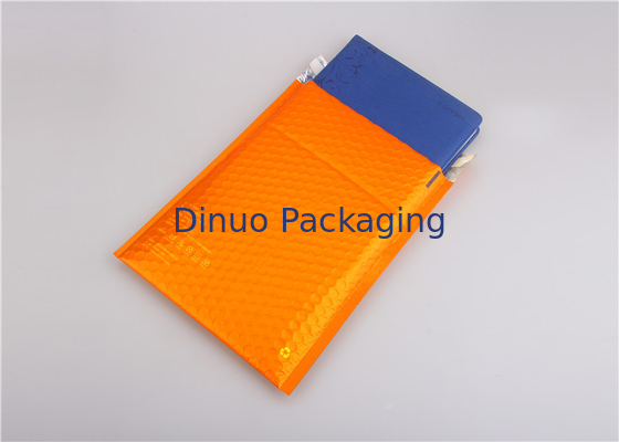 #H feito sob encomenda acolchoado metálico alaranjado Eco dos encarregados do envio da correspondência 35x330mm da bolha dos envelopes amigável