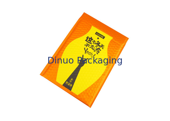 #H feito sob encomenda acolchoado metálico alaranjado Eco dos encarregados do envio da correspondência 35x330mm da bolha dos envelopes amigável