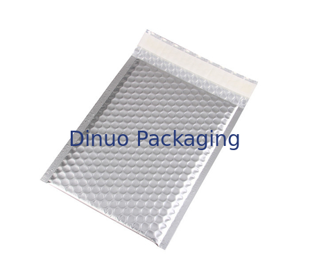 Heat-seal os encarregados do envio da correspondência metálicos matte da bolha 4"” resistente de umidade de #000 X8 para empacotar