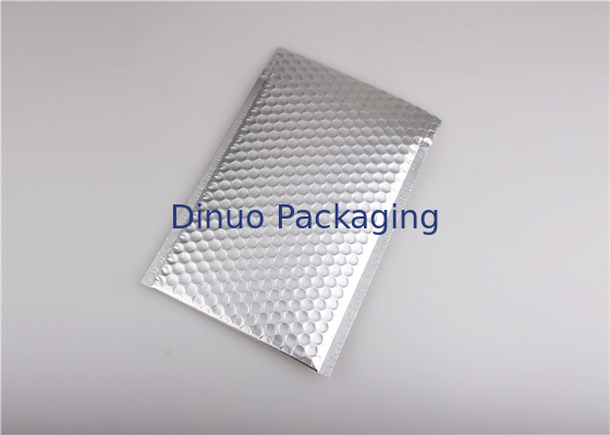 Heat-seal os encarregados do envio da correspondência metálicos matte da bolha 4"” resistente de umidade de #000 X8 para empacotar