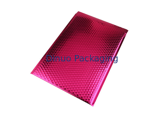 Os encarregados do envio da correspondência cor-de-rosa metálicos antiestáticos da bolha, invólucro com bolhas de ar ensacam 135x210 #-AC