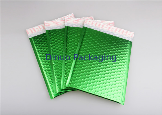 Luz do selo do quadrilátero - resistência de choque plástica do #I metálico verde dos encarregados do envio da correspondência 265x360mm da bolha para a promoção