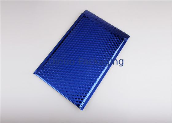 O azul metálico dos encarregados do envio da correspondência da bolha do à prova de água acolchoou envelopes 8,5" X14.5” #3