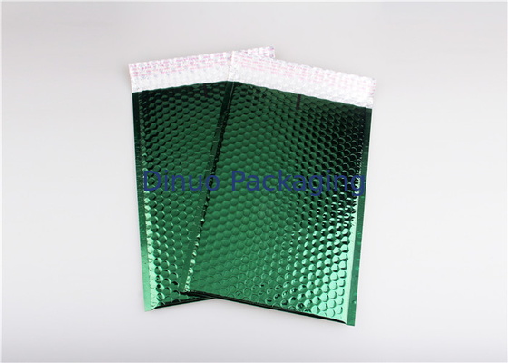 Obscuridade metálica dos encarregados do envio da correspondência da bolha de Tearproof - o quadrado da cor verde acolchoou envelopes