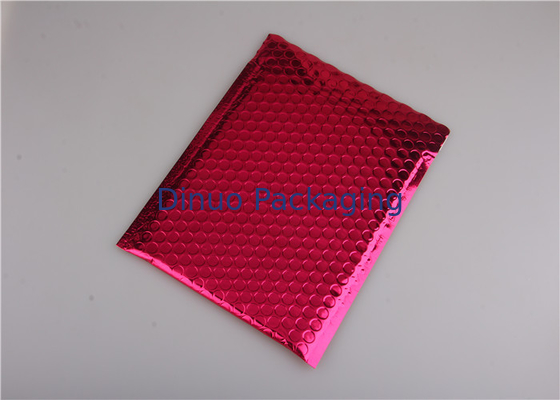 Envelopes de envio pelo correio metálicos do rosa de Rosa, encarregados do envio da correspondência coloridos da bolha para o transporte