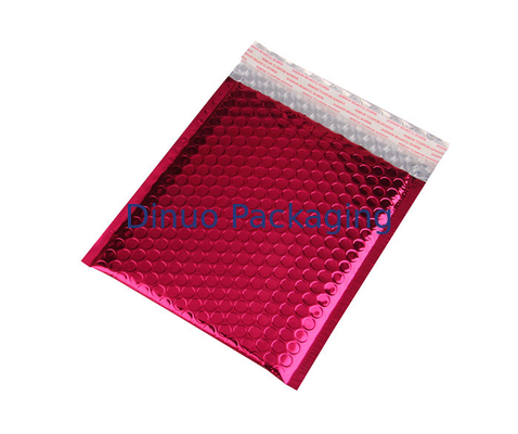 Envelopes de envio pelo correio metálicos do rosa de Rosa, encarregados do envio da correspondência coloridos da bolha para o transporte